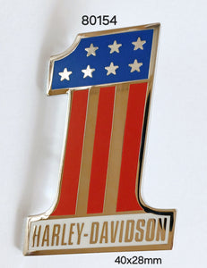 80154 Harley No.1 NEW Lapel Pin / Badge