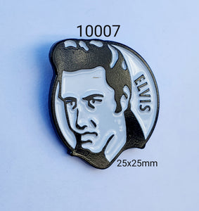 10007 Elvis Head Lapel Pin / Badge