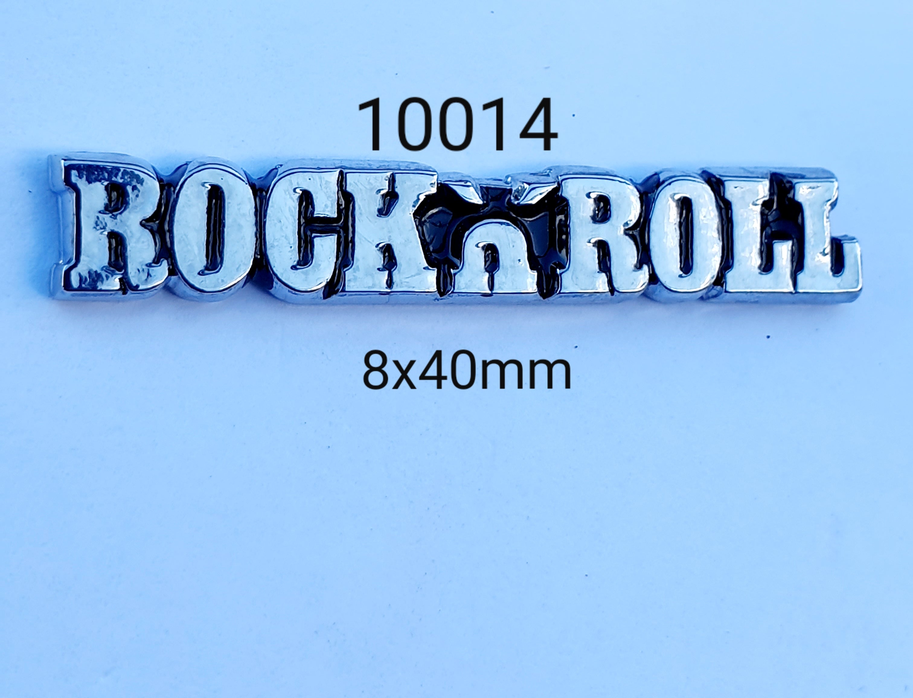 10014 Rock 'n' Roll Script Lapel Pin / Badge