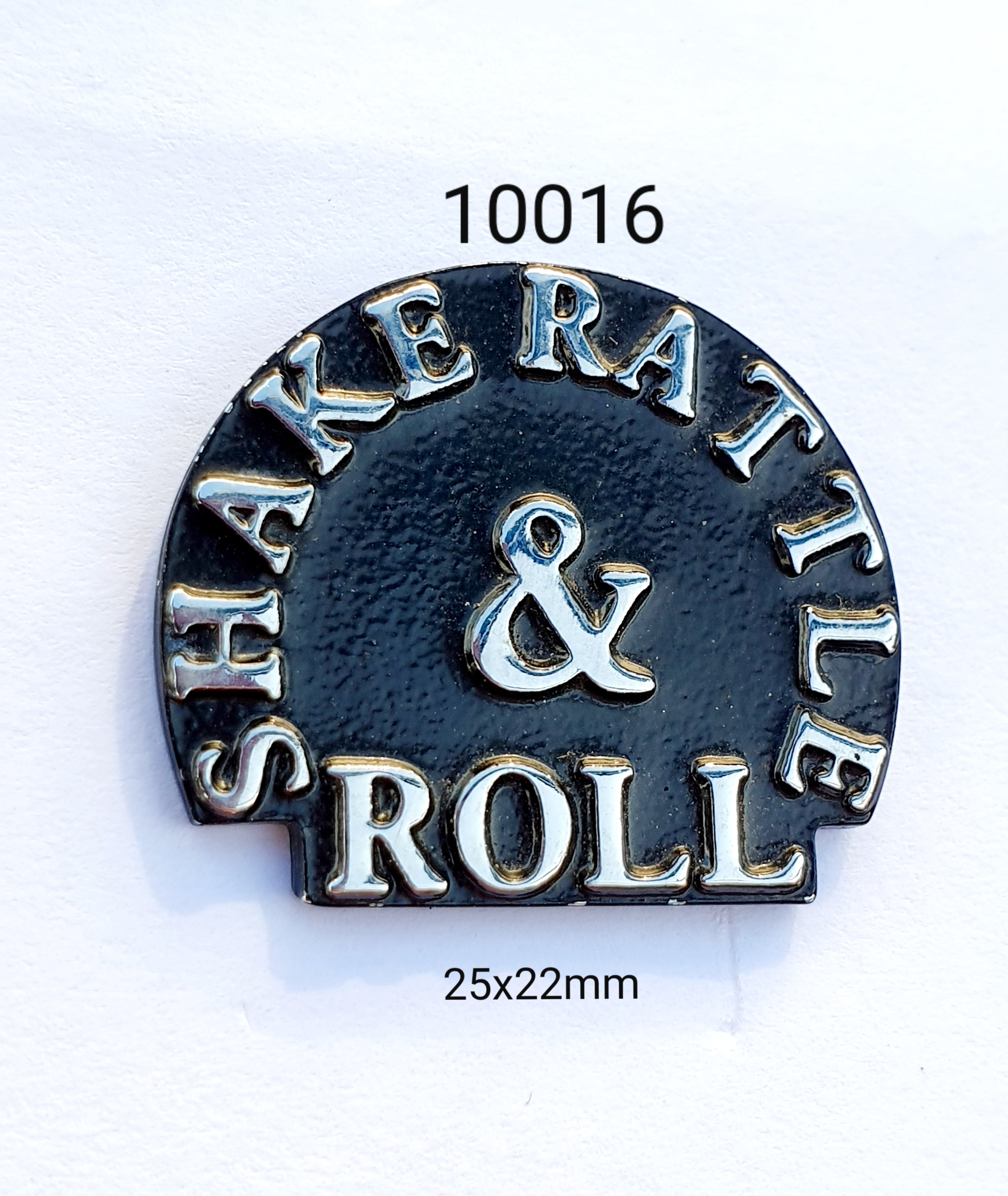 10016 Shake Rattle & Roll Lapel Pin / Badge