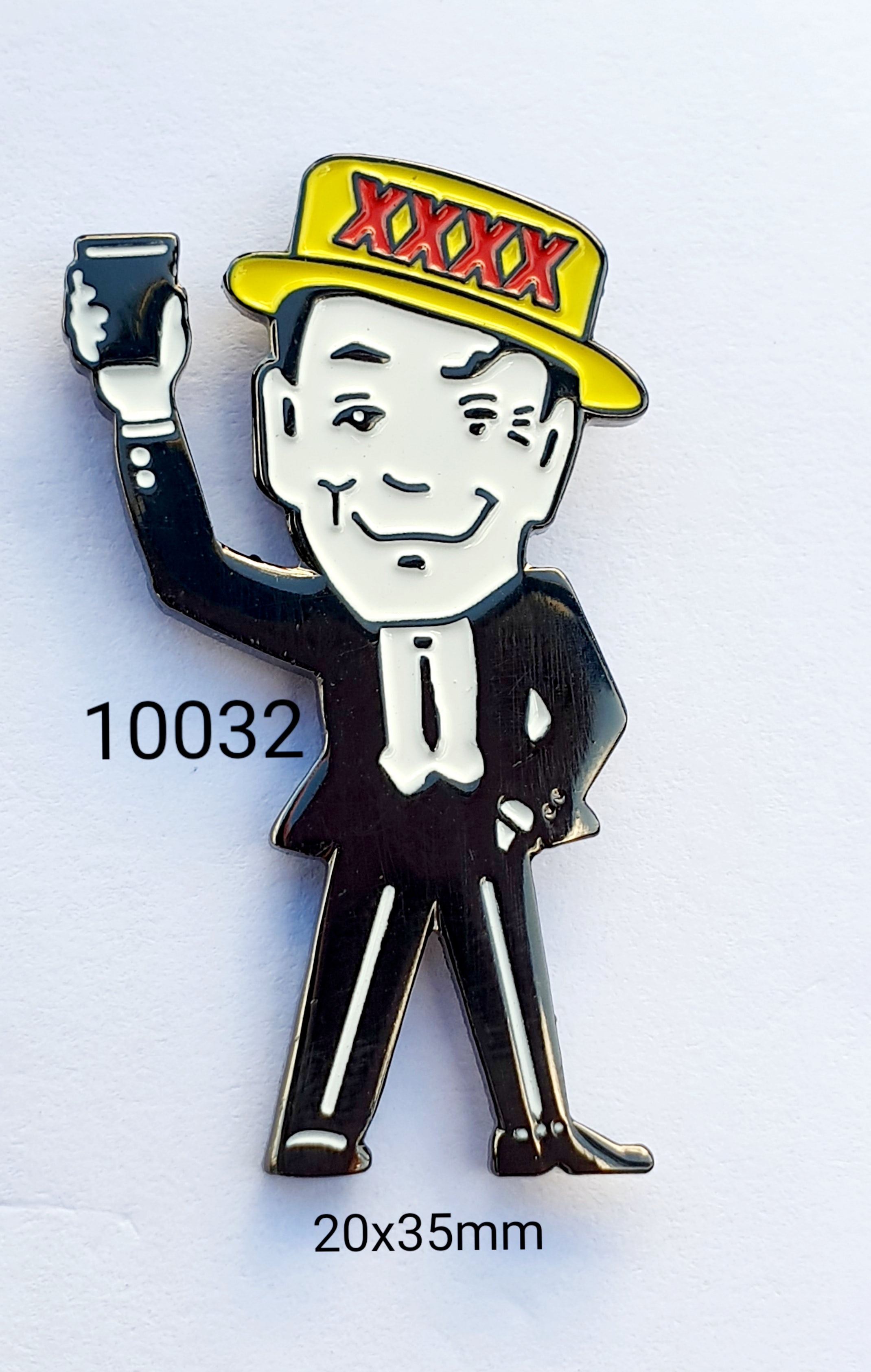 10032 XXXX Man Lapel Pin / Badge