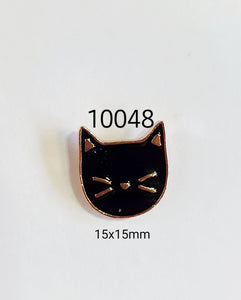 10048 Cat Head Lapel Pin / Badge