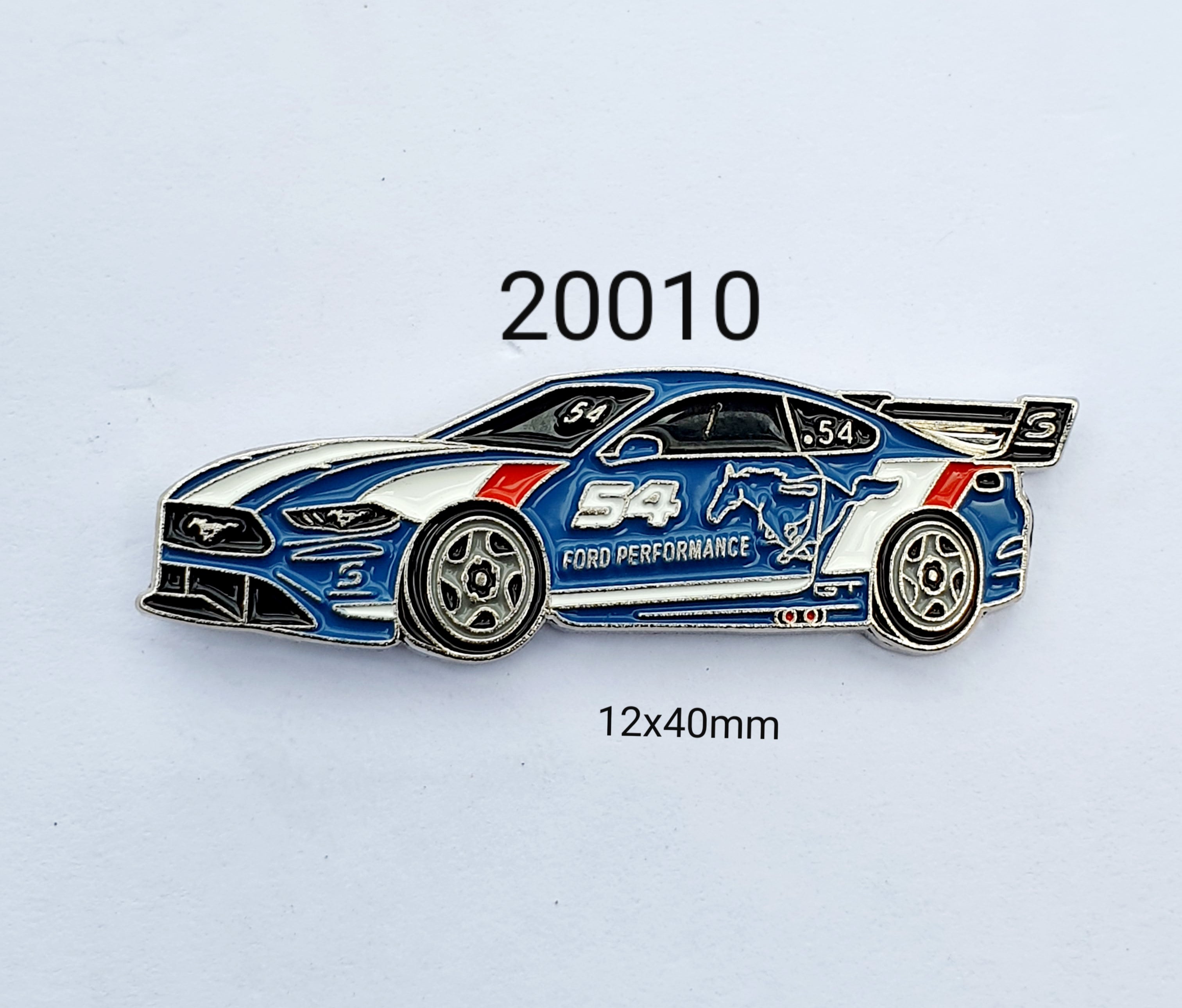 20010 Mustang Racing Lapel Pin / Badge