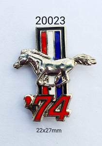 20023 Mustang 1974 Lapel Pin / Badge