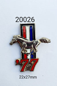 20026 Mustang 1977 Lapel Pin / Badge