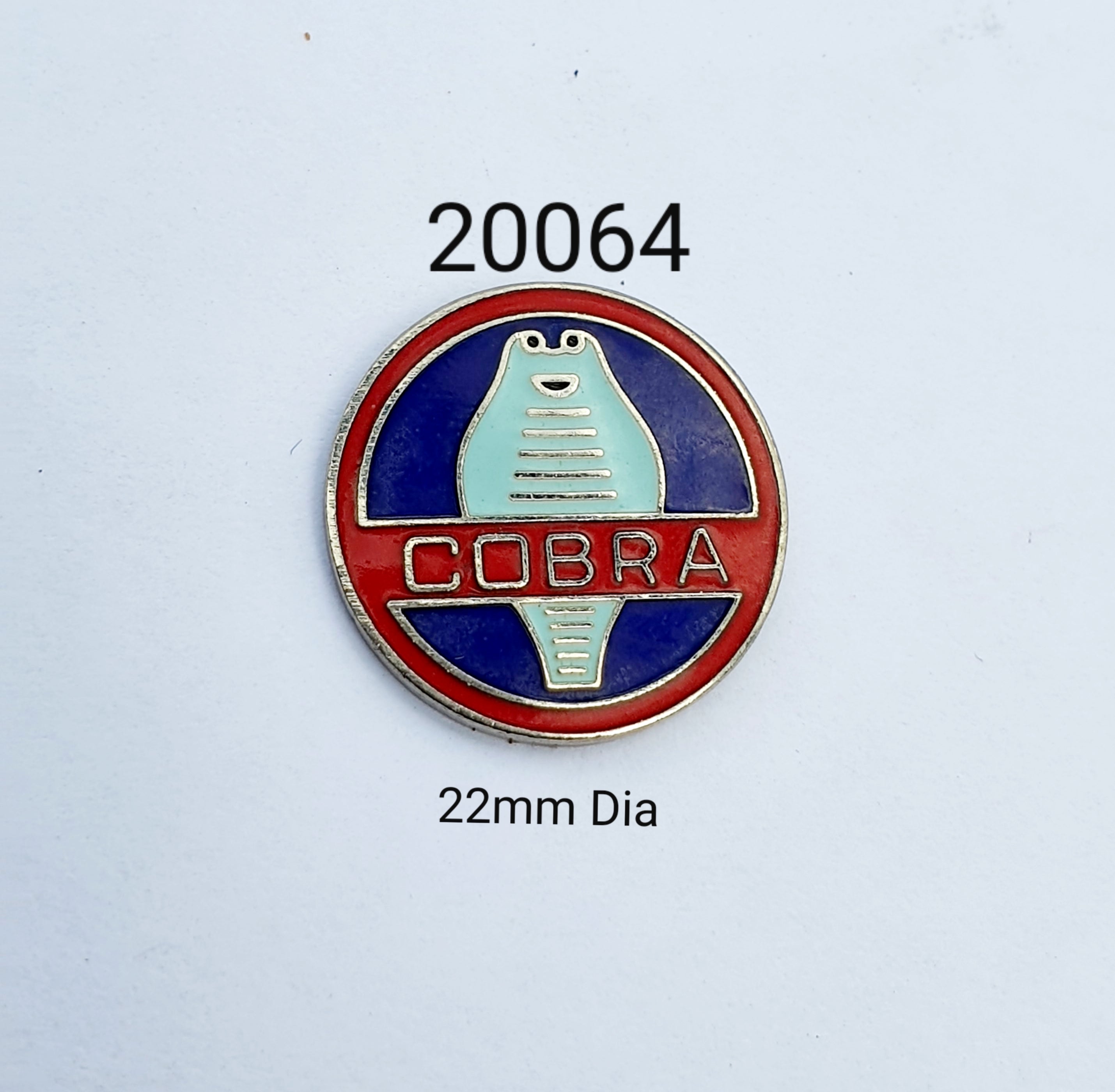 20064 Cobra Button Lapel Pin / Badge