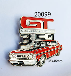 20099 XW 351 GT Falcon Lapel Pin / Badge