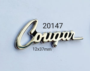 20147 Cougar Script Lapel Pin / Badge