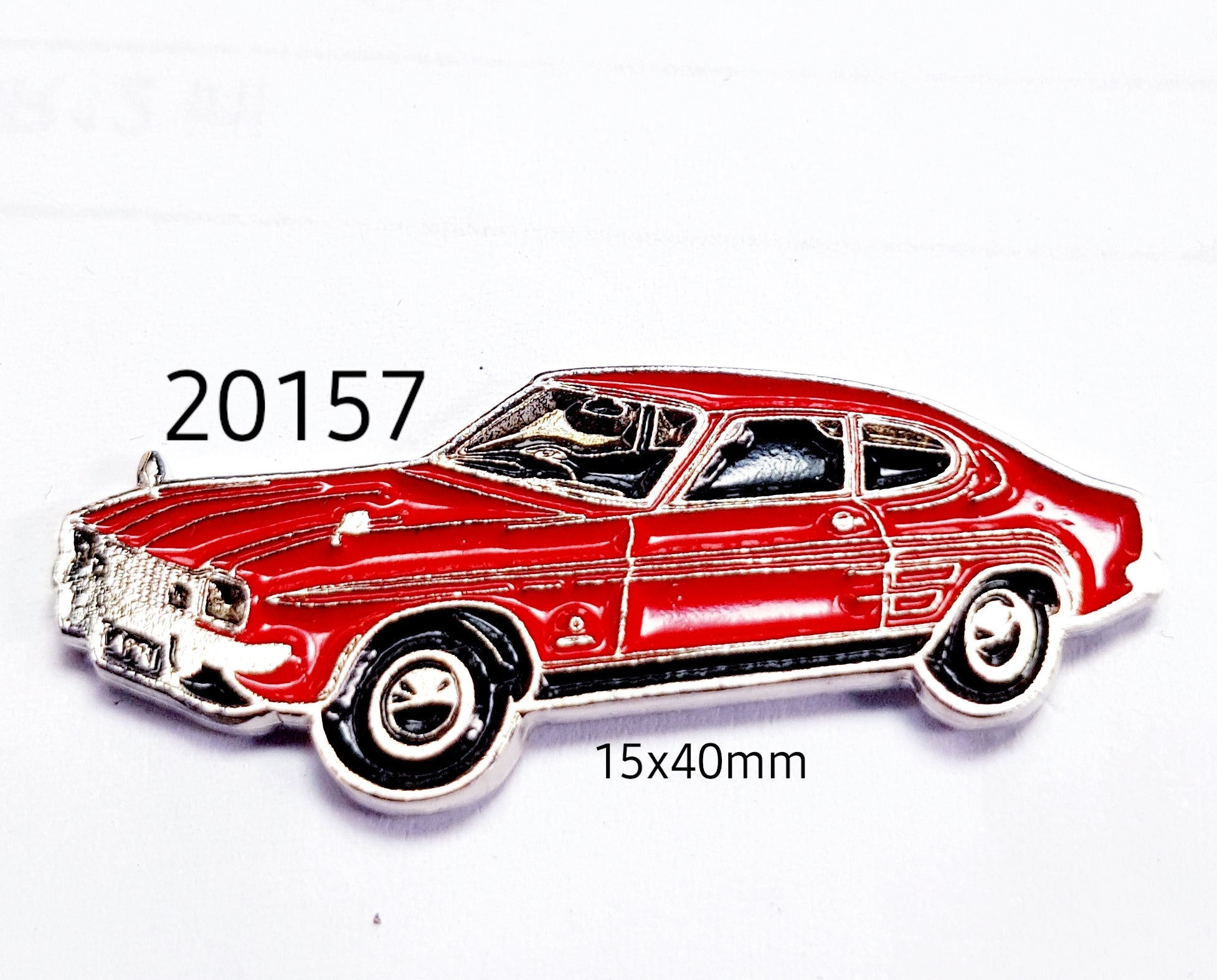 20157 Ford Capri 2 door Lapel Pin / Badge