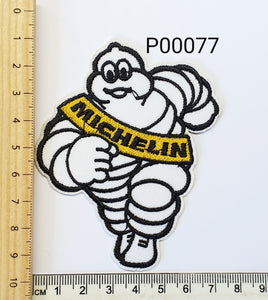 P00077 Michelin Man Iron On Cloth Patch