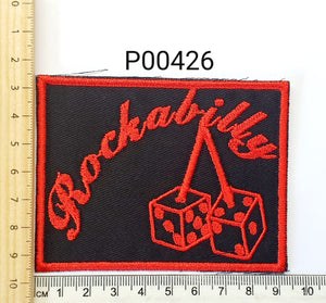 P00426 Rockabilly Iron On Cloth Patch