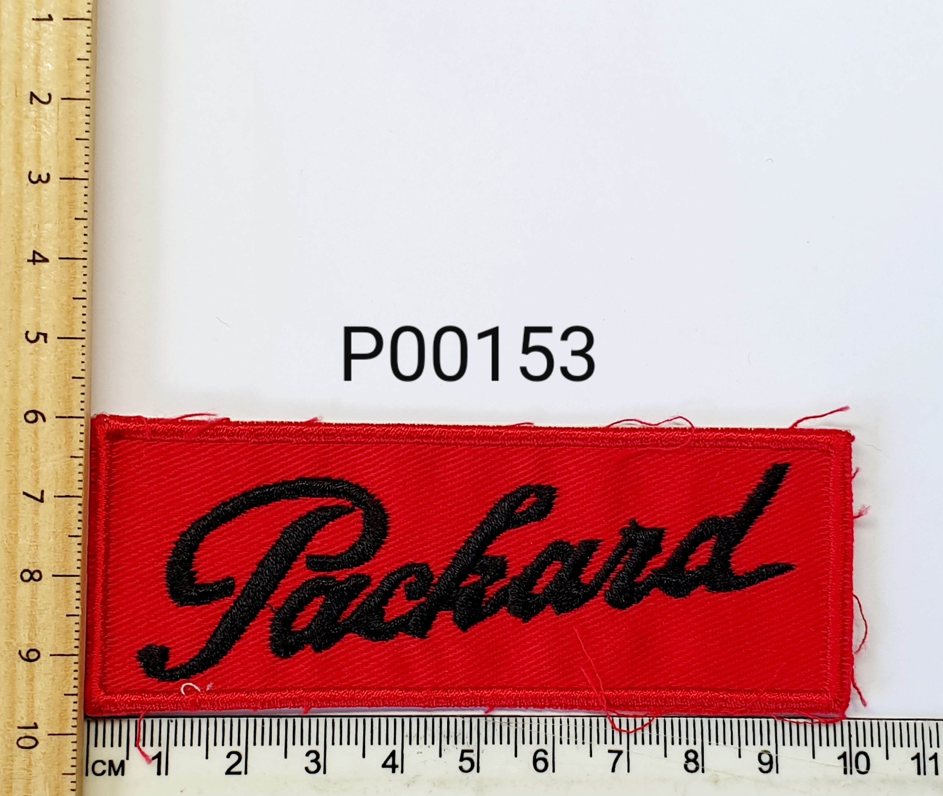 P00153 Packard Iron On Cloth Patch