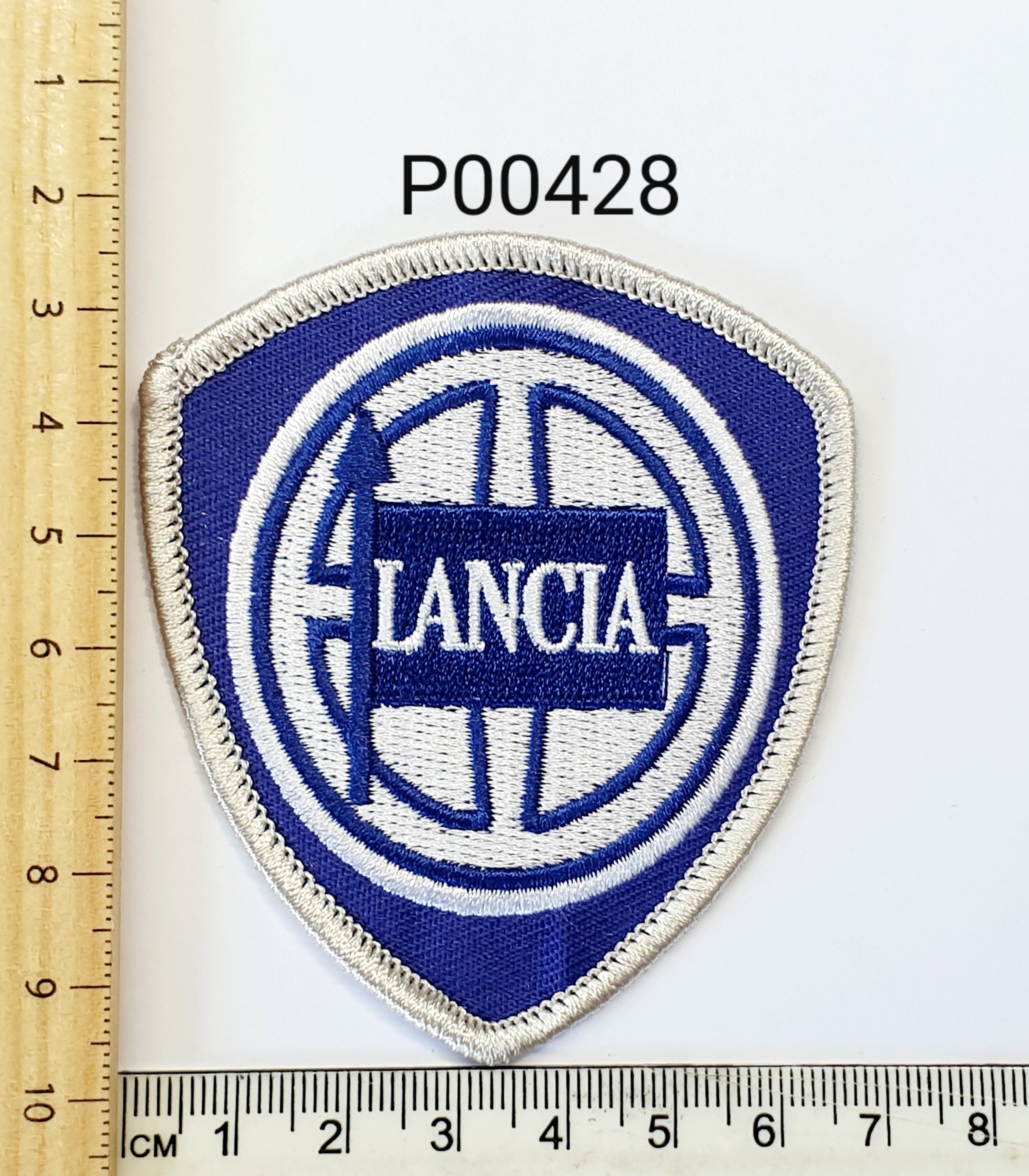 P00428 Lancia Iron On Cloth Patch