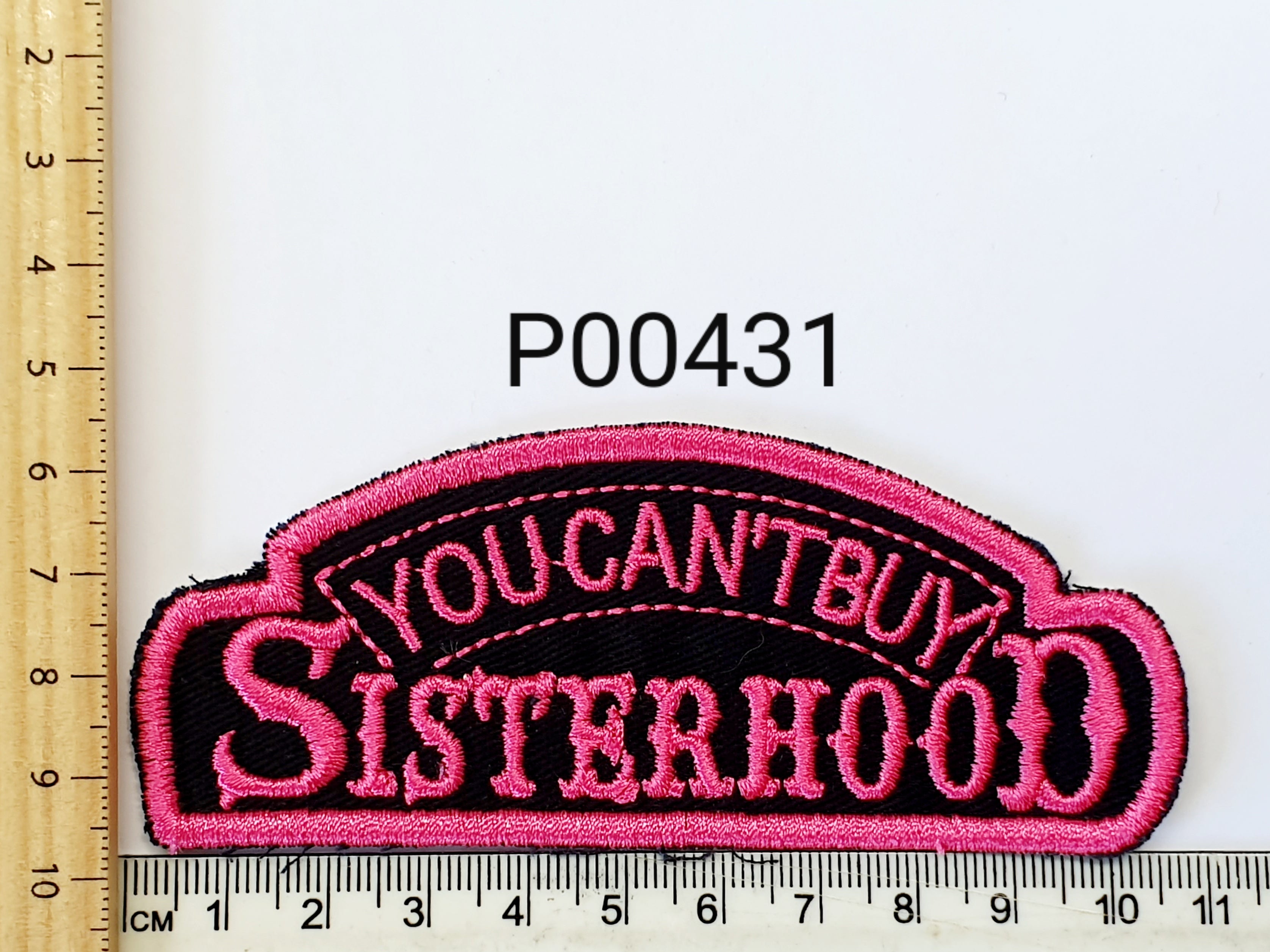 P00430 Sisterhood Iron On Cloth Patch