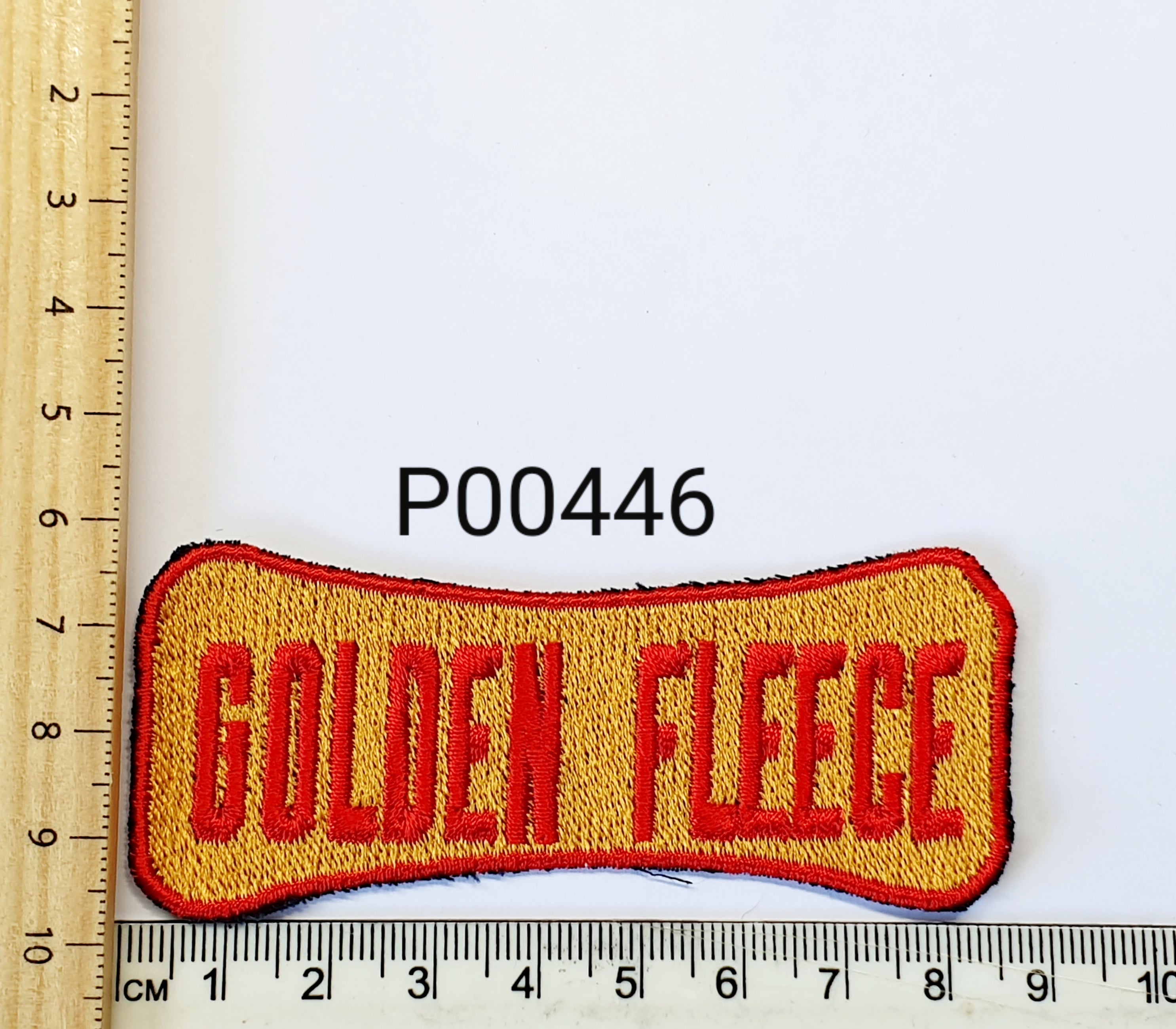 P00446 Golden Fleece Banner sm  Iron On Cloth Patch