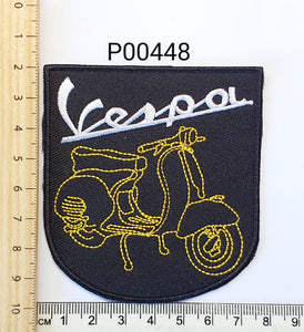 P00448 Vespa Iron On Cloth Patch