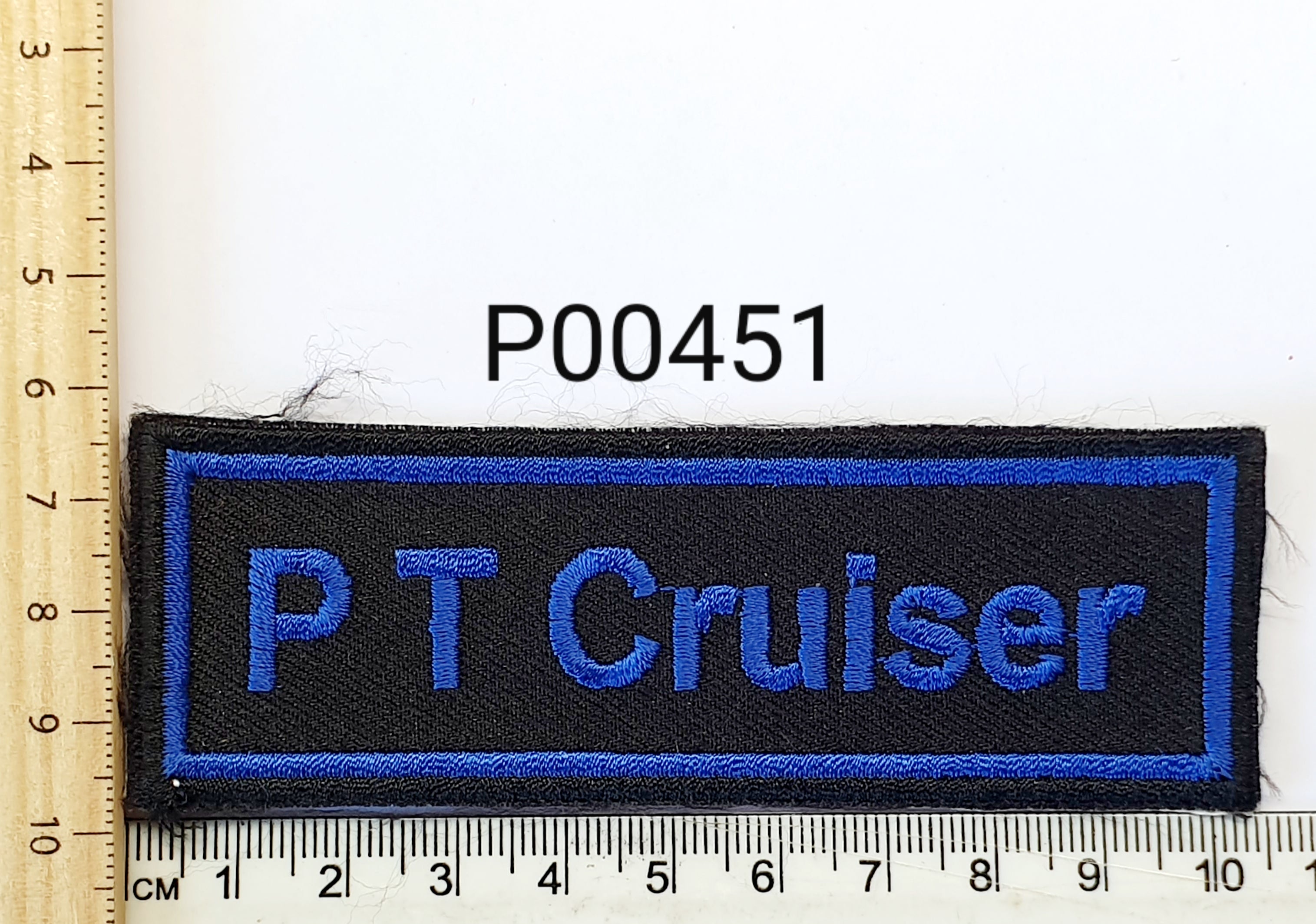 P00450 PT Cruiser Iron On Cloth Patch