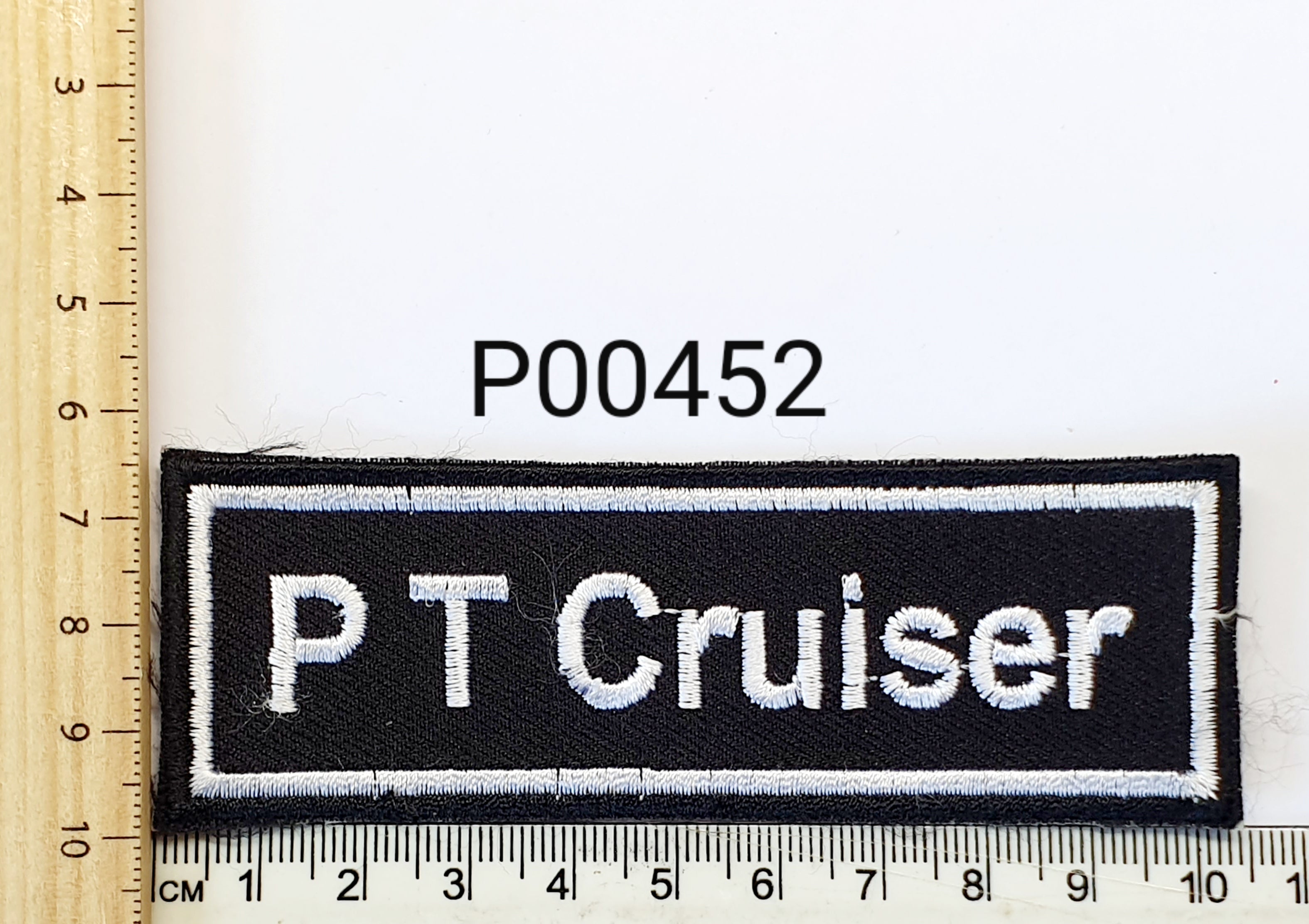 P00450 PT Cruiser Iron On Cloth Patch