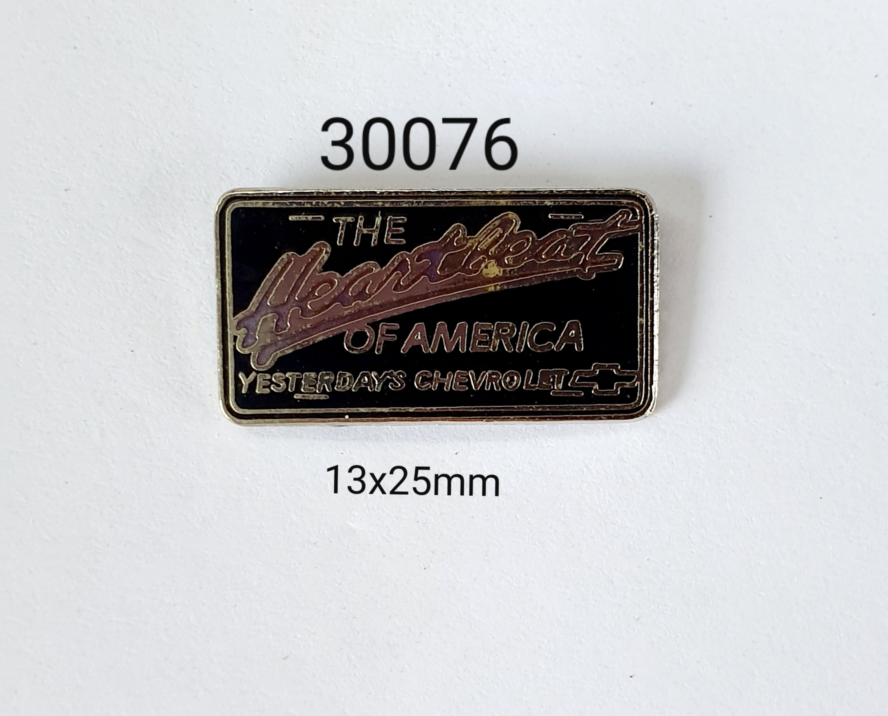 30076 Chevrolet Heartbeat of America Lapel Pin / Badge