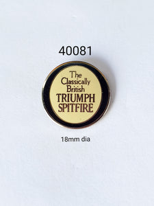 40081 Triumph Spitfire Lapel Pin / Badge