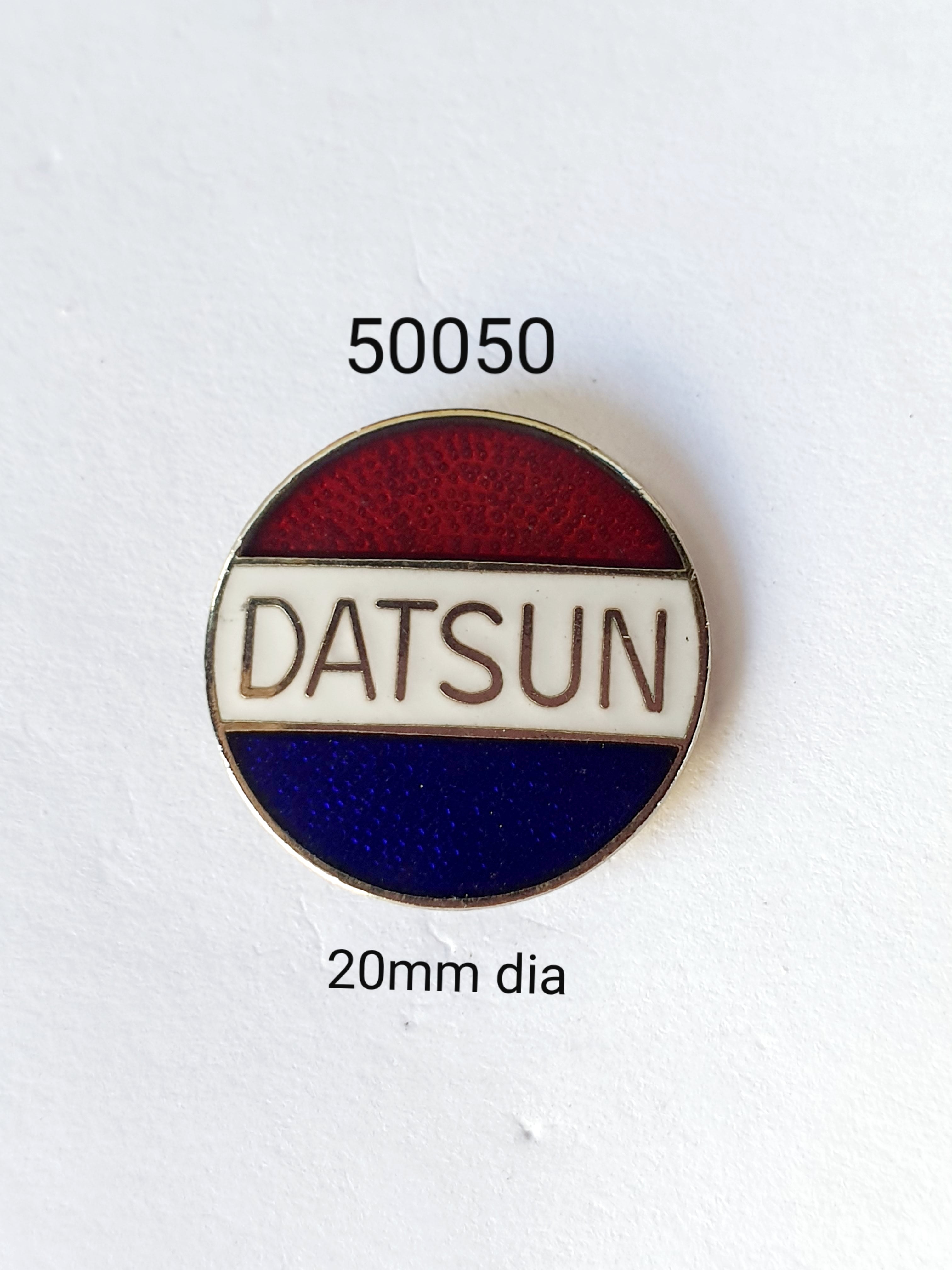 50050 Datsun Button Lapel Pin / Badge