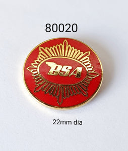 80020 BSA button Lapel Pin / Badge