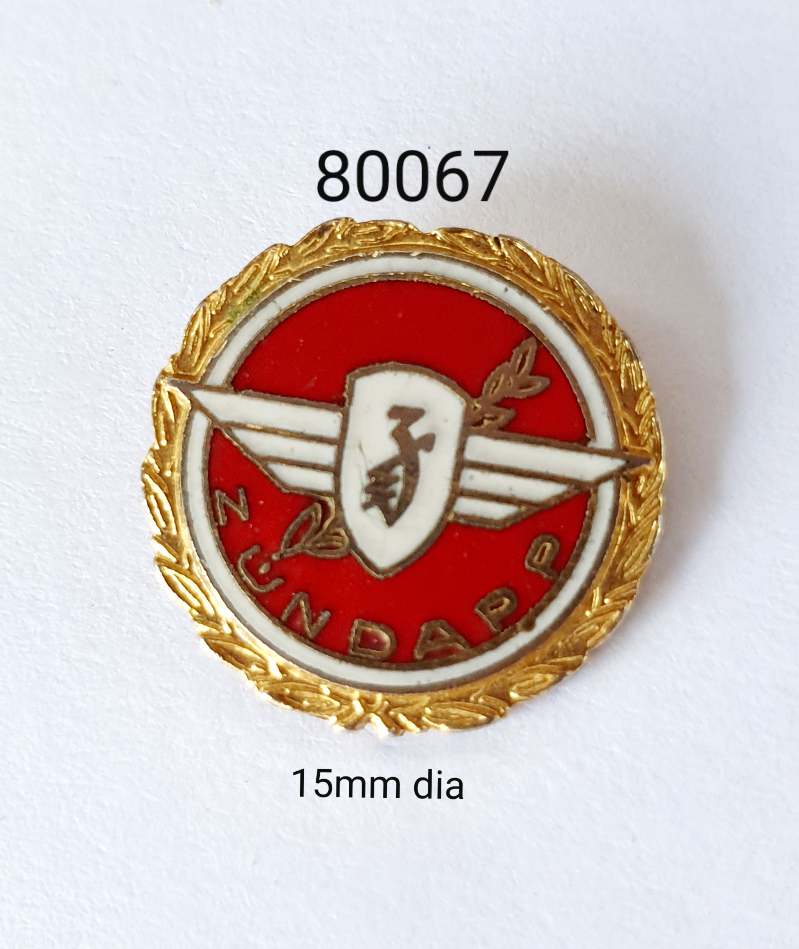 80067 Zundapp Lapel Pin / Badge