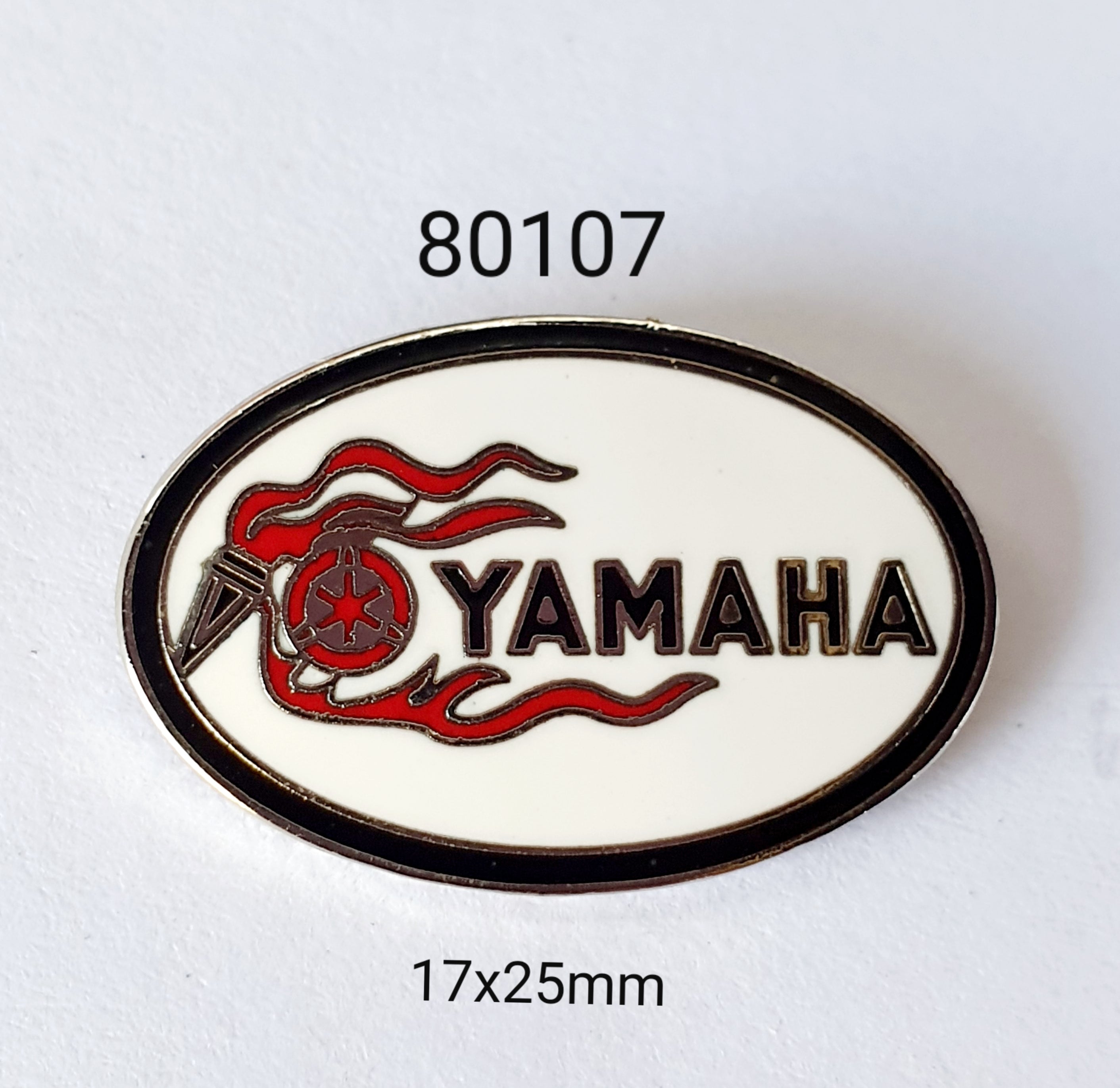 80107 Yamaha Oval Lapel Pin / Badge