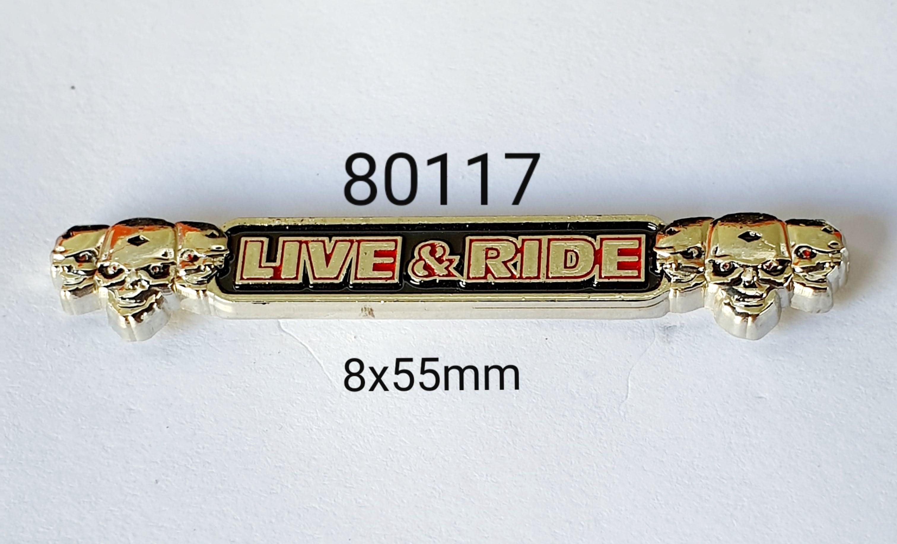 80117 Live & Ride Lapel Pin / Badge