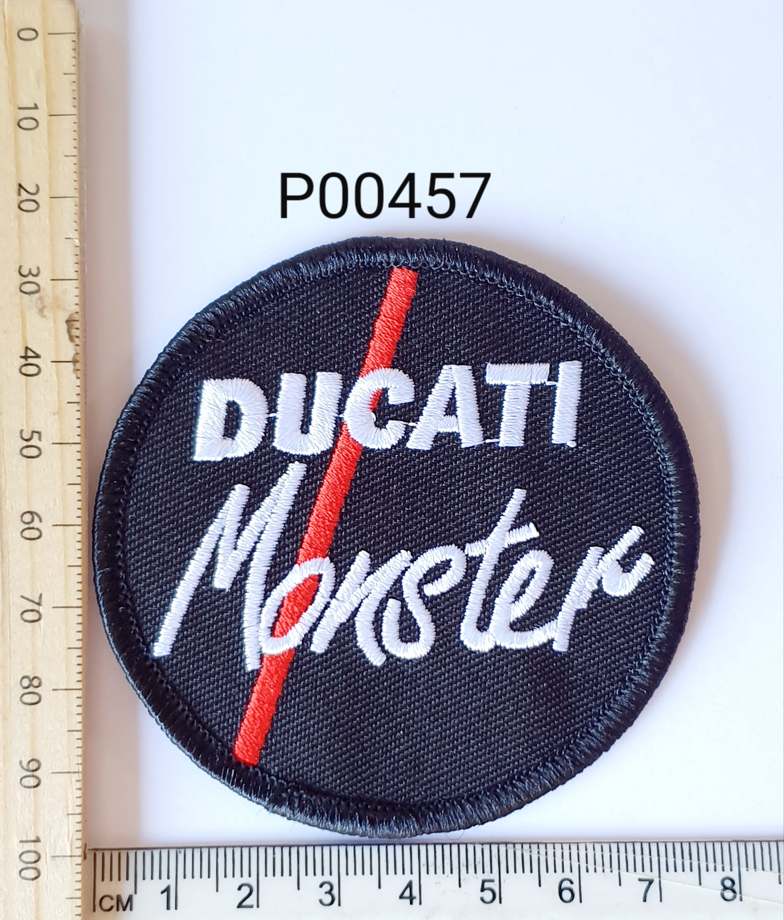 P00457 Ducati Monster Iron On Cloth Patch