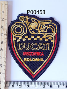 P00458 Ducati Meccanica Iron On Cloth Patch