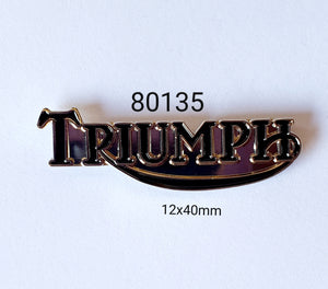 80135 Triumph Script Lapel Pin / Badge