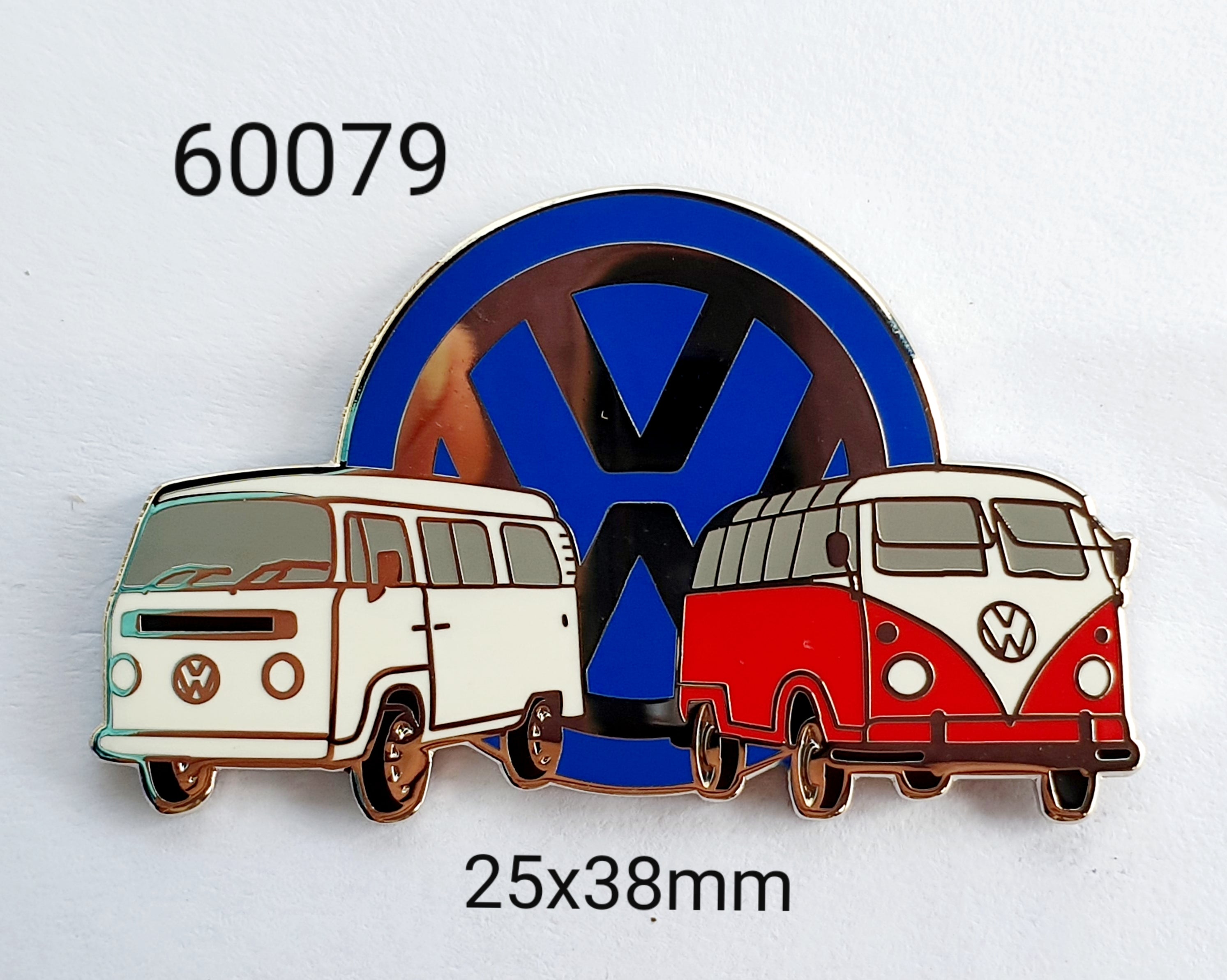 60079 Combi Twin VW Lapel Pin / Badge