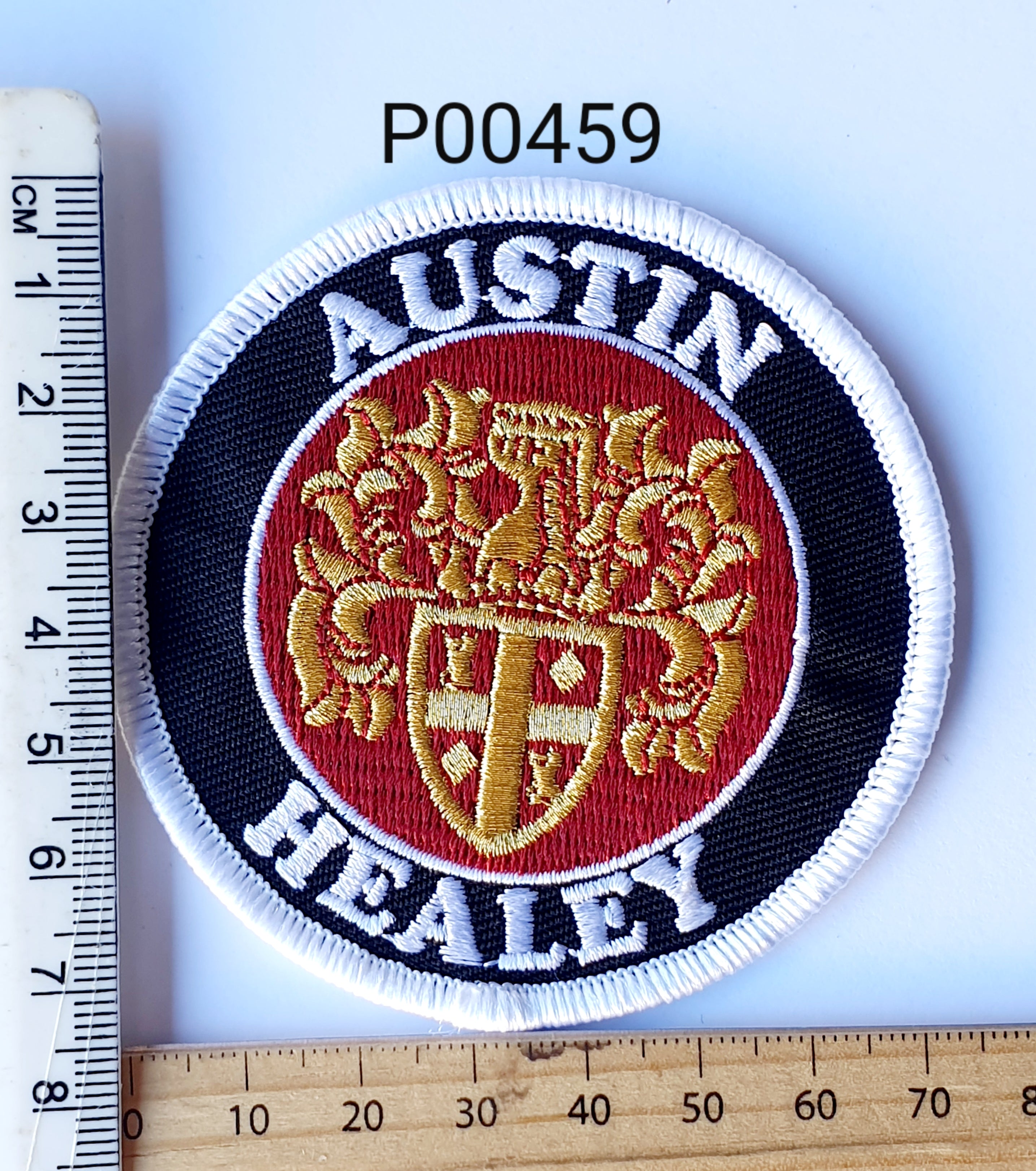 P00459 Austin Healey Iron On Cloth Patch