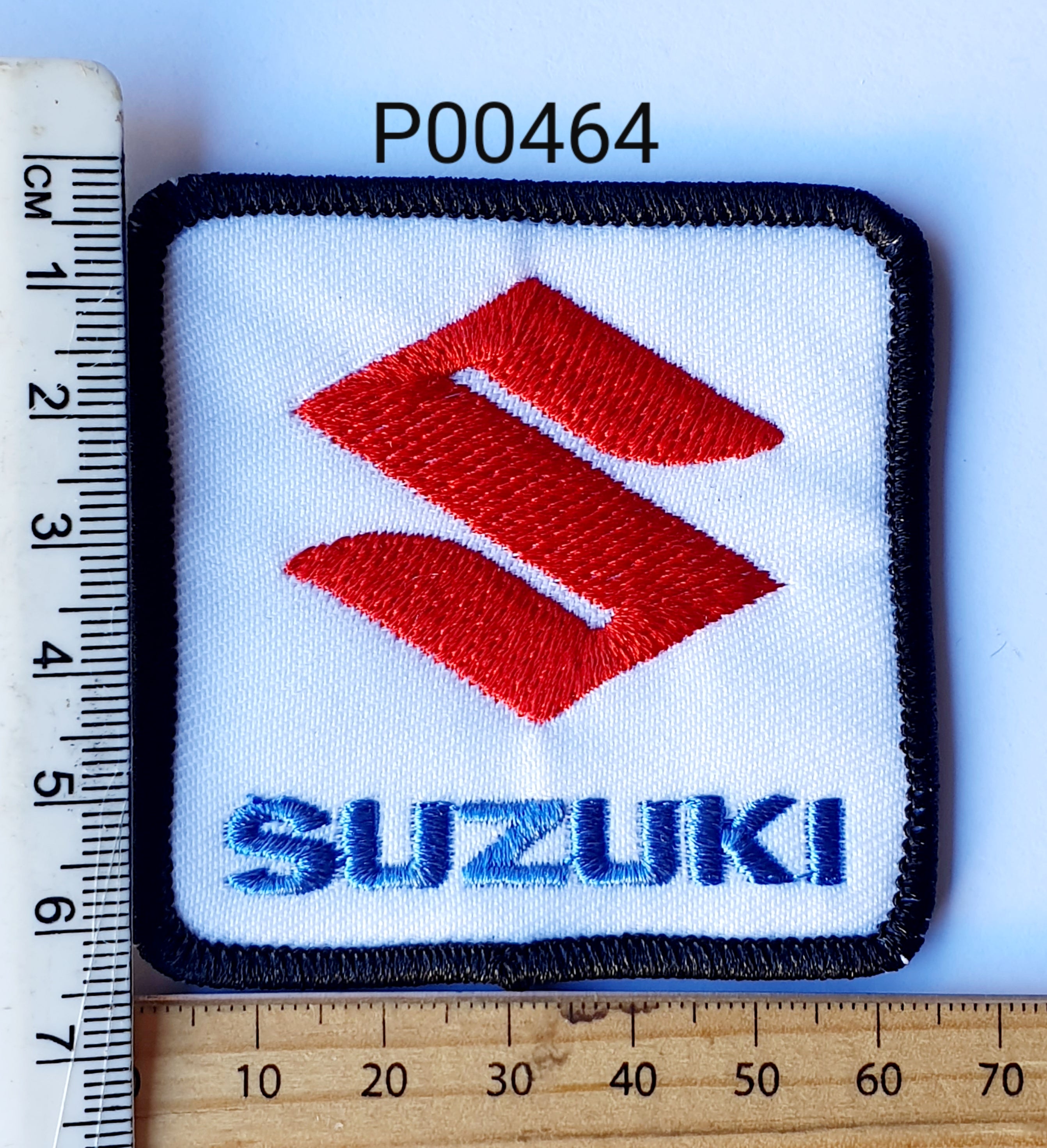 P00464 S Suzuki Iron On Cloth Patch