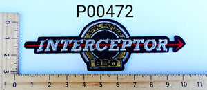 P00472 Royal Enfield Interceptor Iron On Cloth Patch