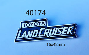 40174 Toyota Landcruiser Script  Lapel Pin / Badge