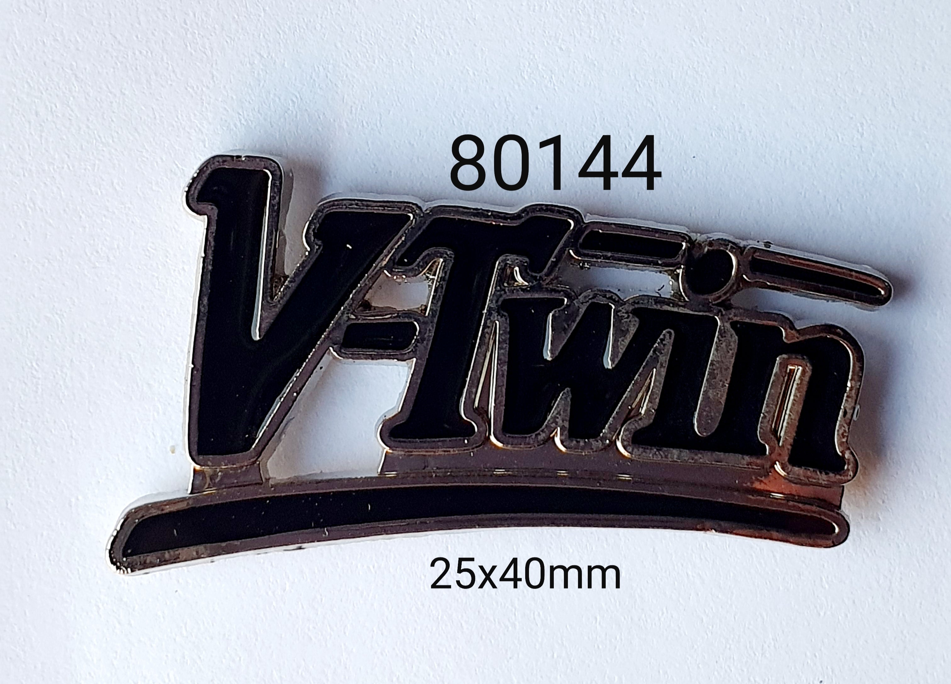 80127 V Twin Lapel Pin / Badge