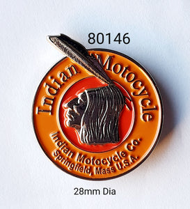 80146 Indian Springfield Lapel Pin / Badge