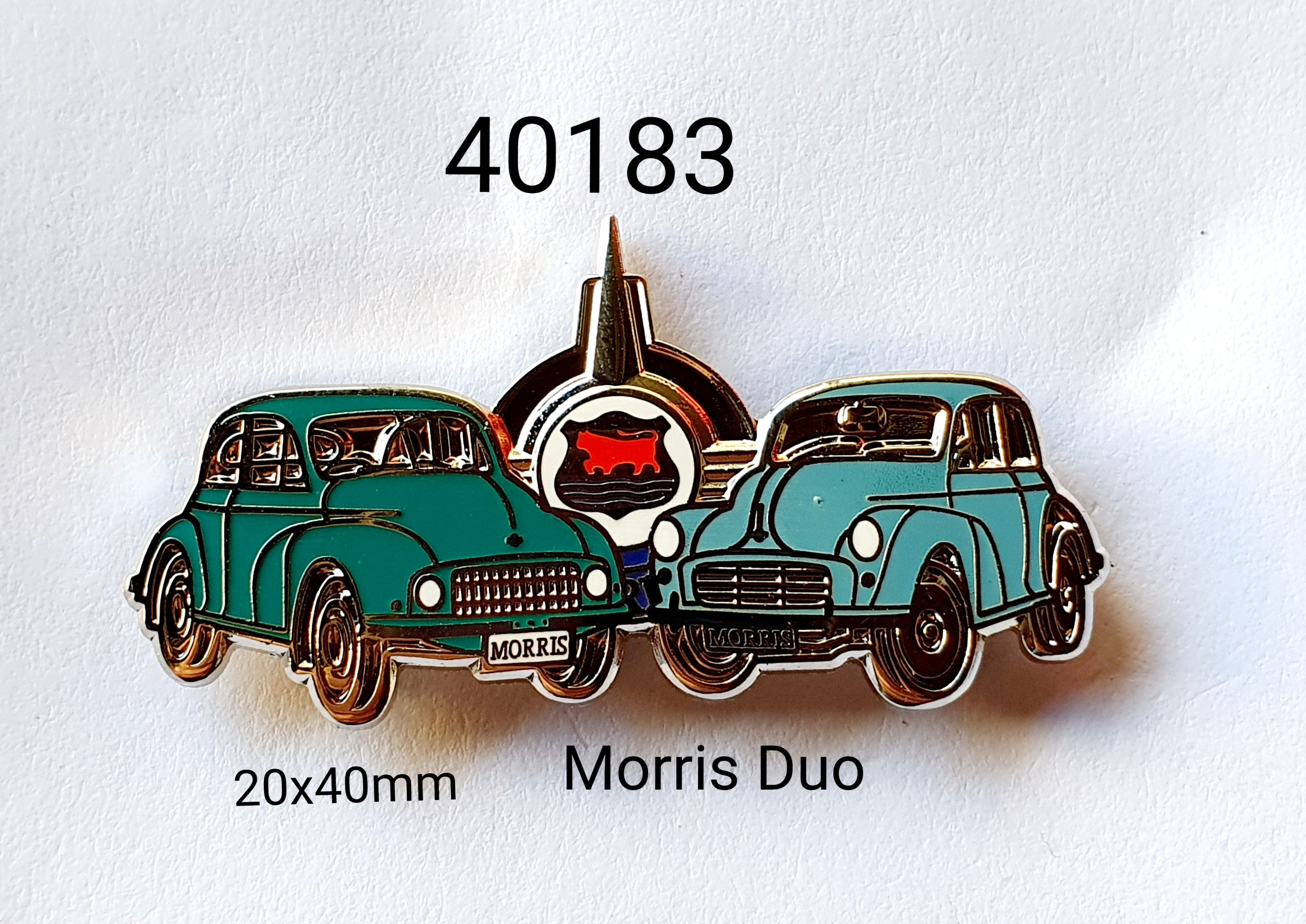 40183 Morris Duo NEW Lapel Pin / Badge