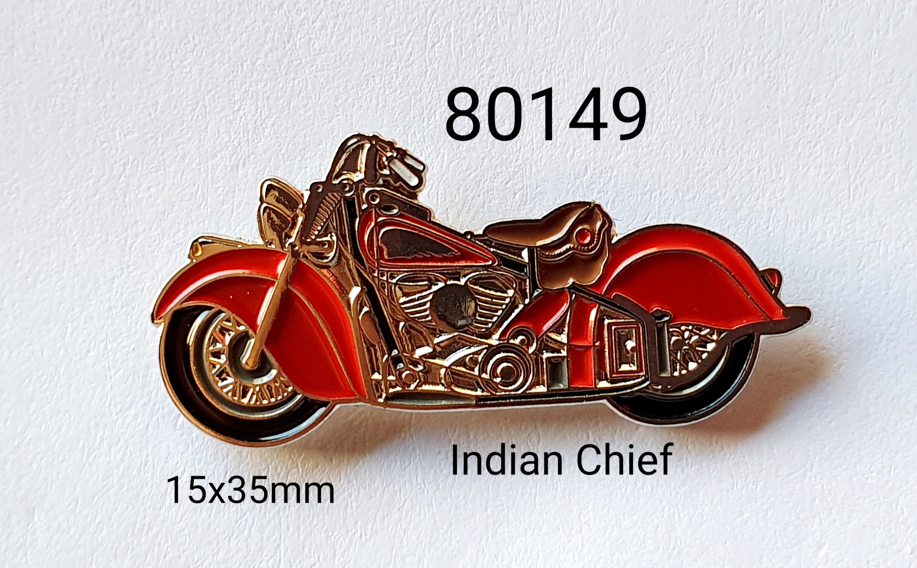 80149 Indian Chief Bike Lapel Pin / Badge