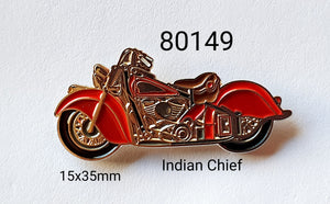 80149 Indian Chief Bike Lapel Pin / Badge