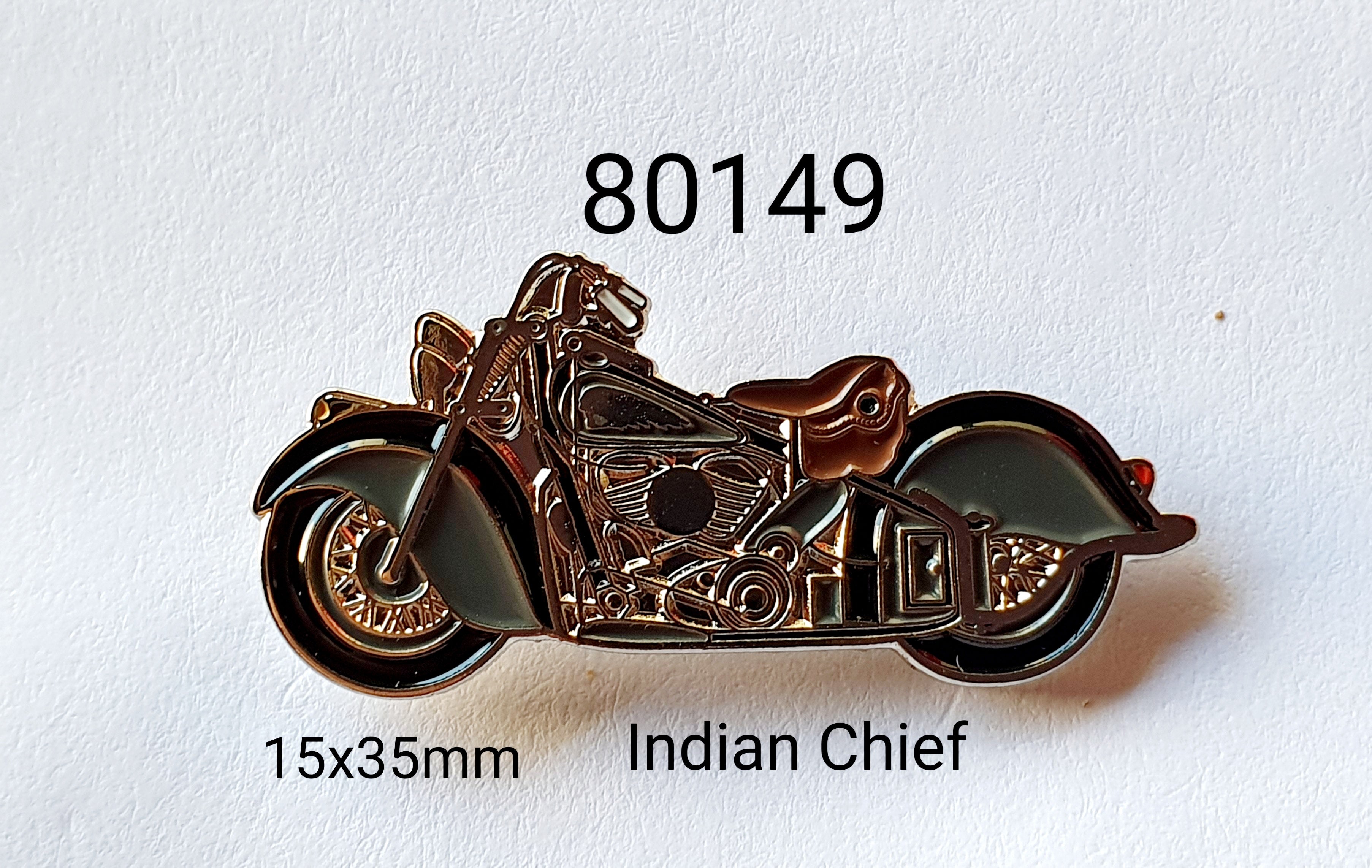 80149 Indian Chief Bike Lapel Pin / Badge