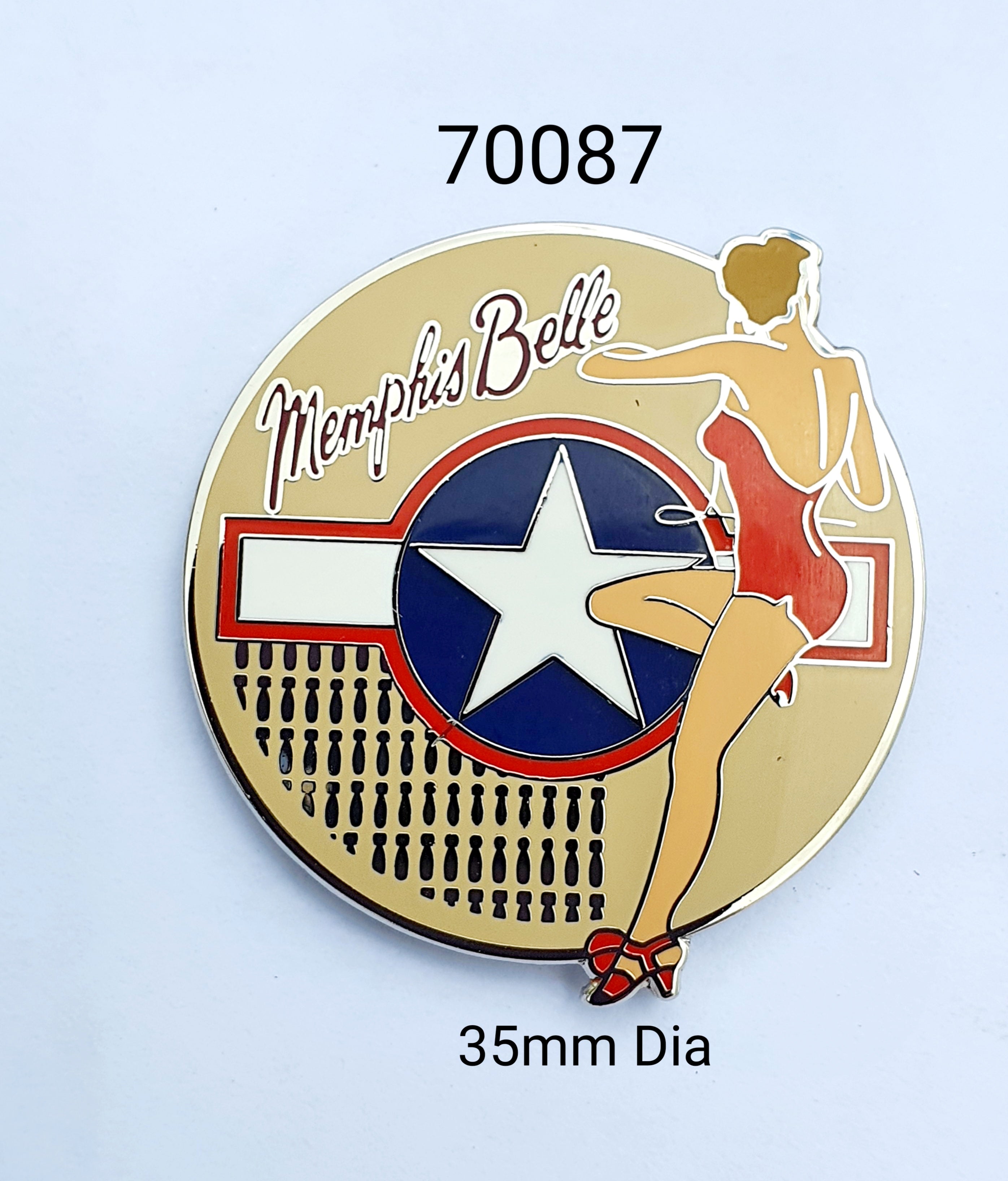 70087 Memphis Belle Lapel Pin / Badge