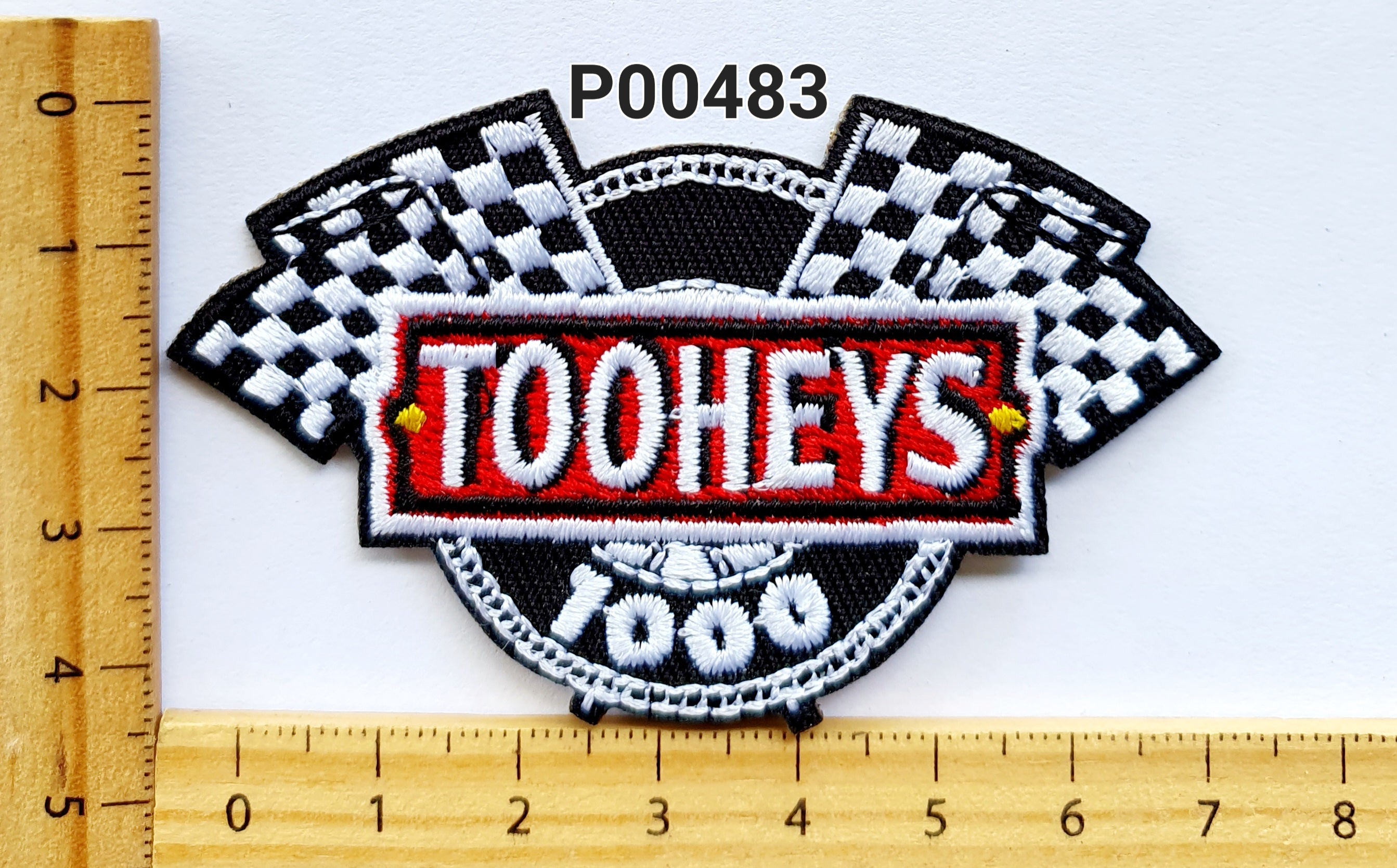 P00483 Tooheys 1000 NEW Iron On Cloth Patch