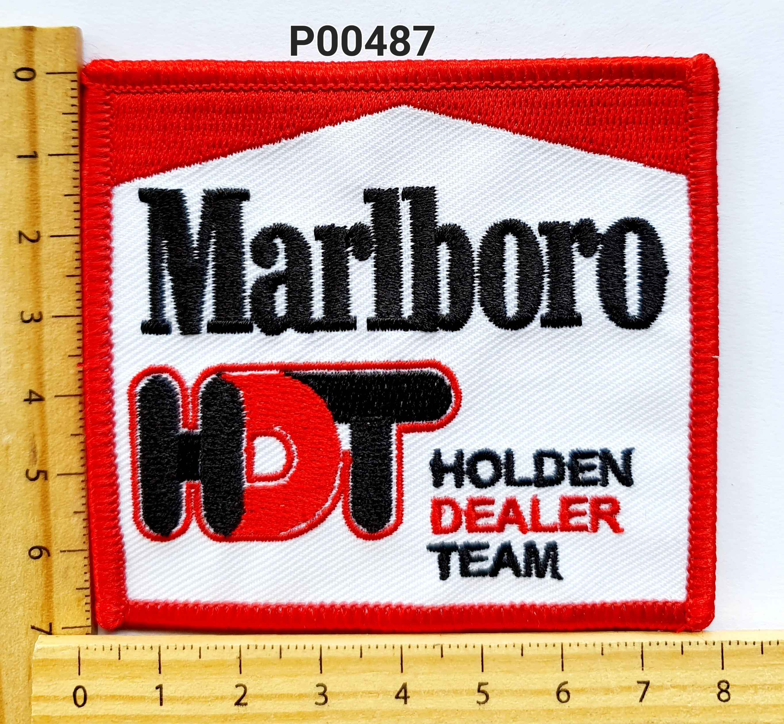 P00487 Marlboro HDT NEW Iron On Cloth Patch