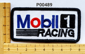 P00489 Mobil 1 Racing NEW Iron On Cloth Patch