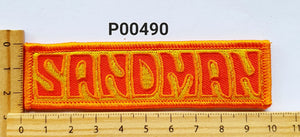 P00490 Sandman NEW Iron On Cloth Patch