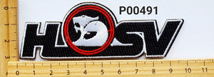 P00491 HSV Shaped NEW Iron On Cloth Patch