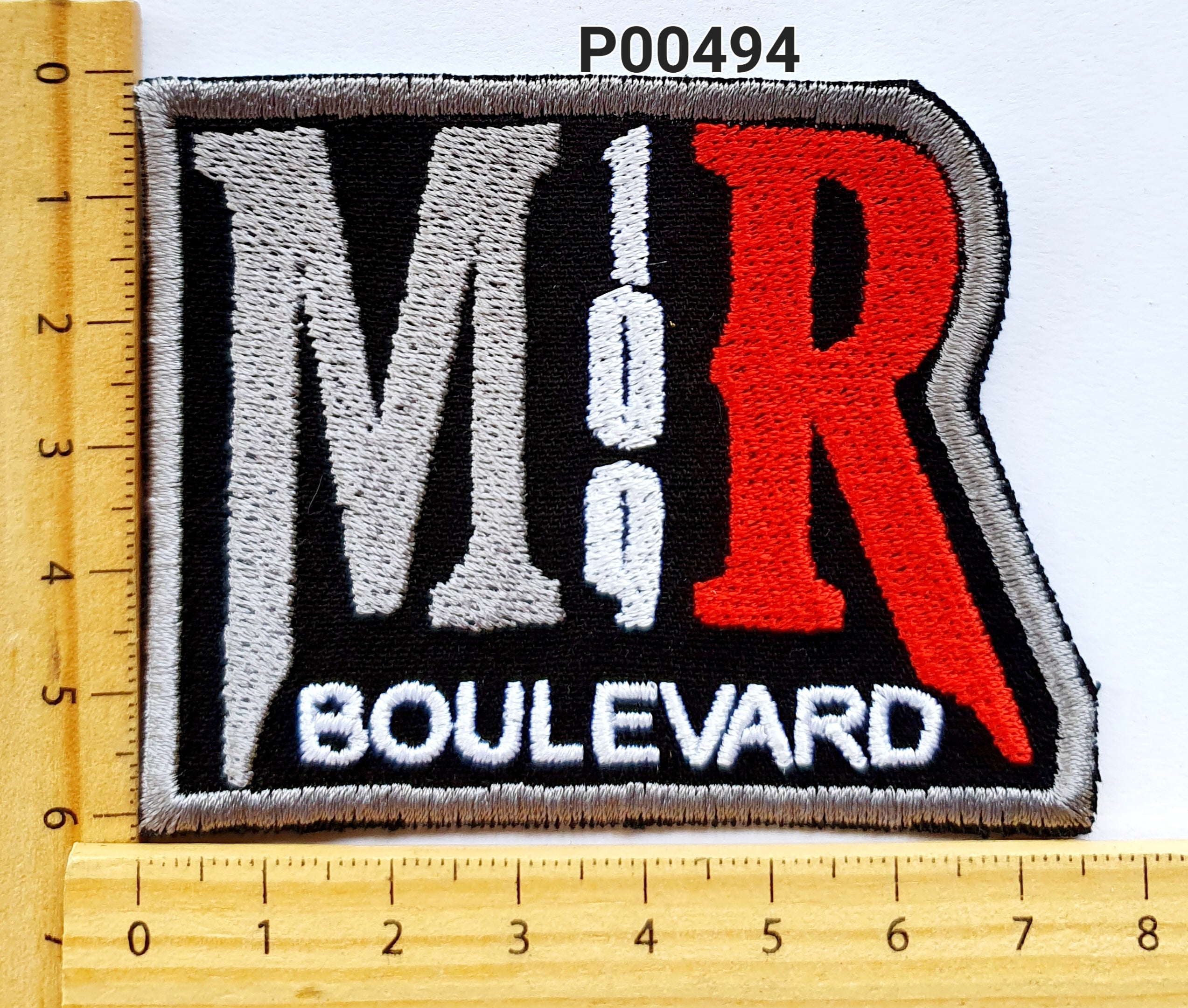 P00494 M109R Shaped NEW Iron On Cloth Patch